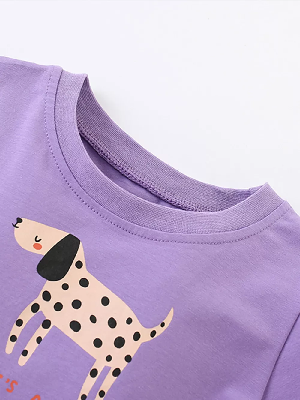 Children's Dog Round Neck Casual Dress, image 4