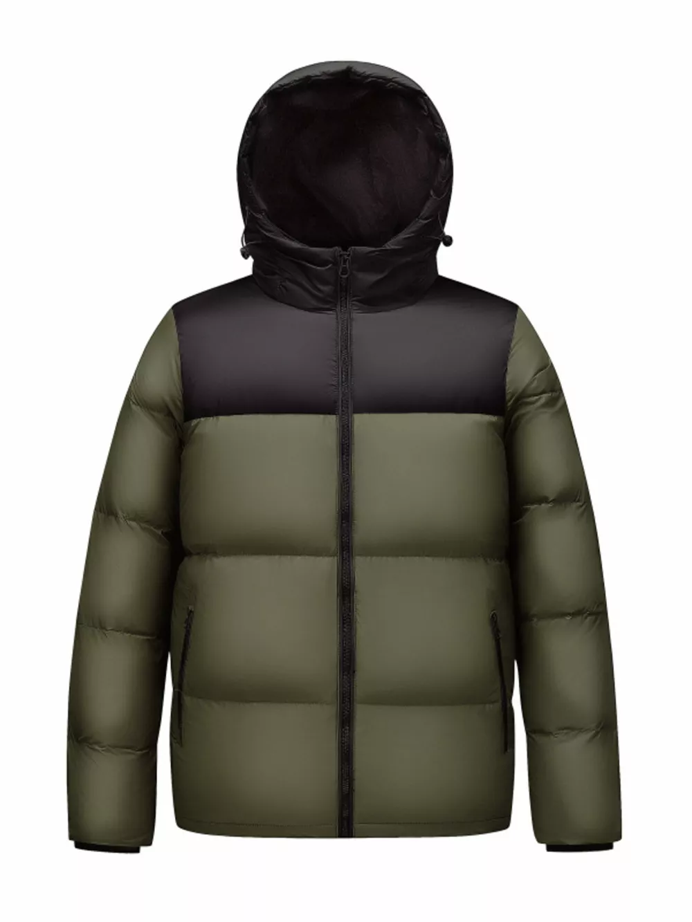Men's Full Size Warm Padded Hooded Puffer Jacket Plus Size, image 6