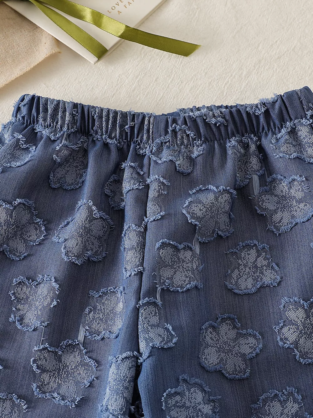 Children's Flower Round Neck Tank and Pants Set, image 5