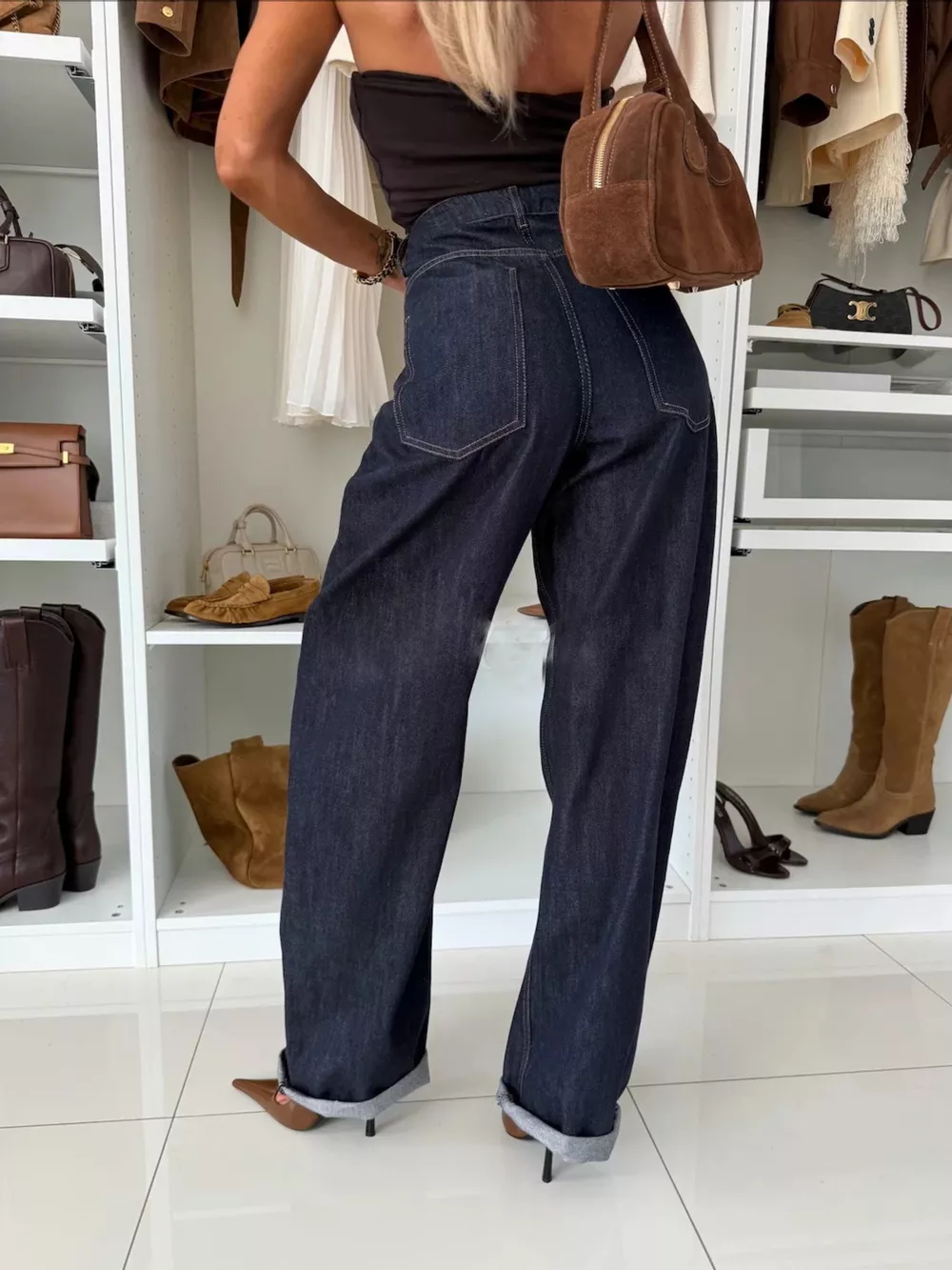 Single-Breasted Blazer and Jeans Denim Set, image 7