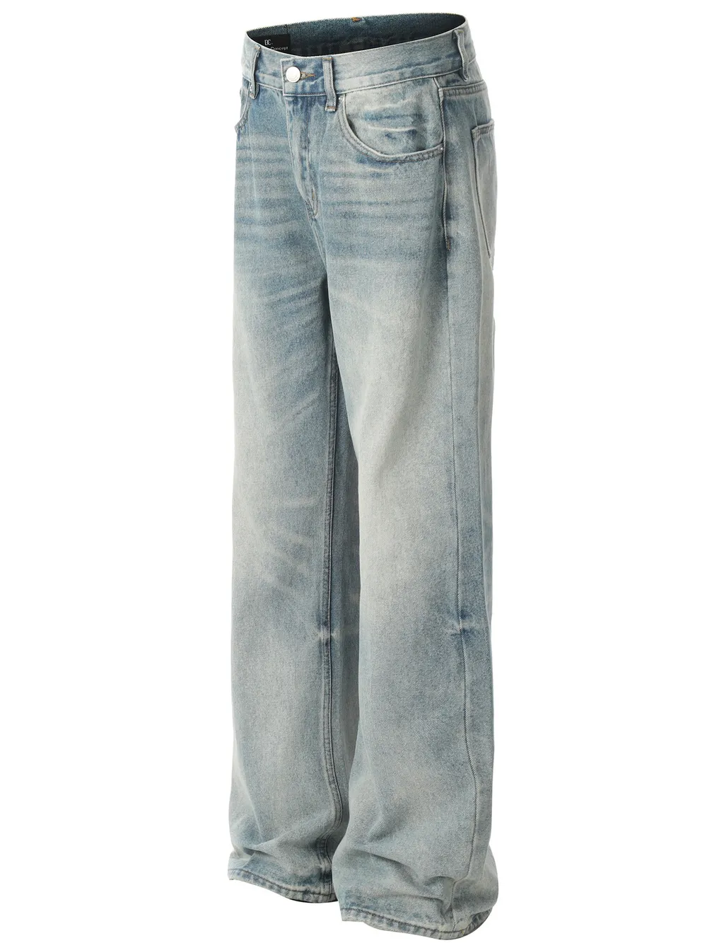 Men's Wash Loose Fit Jeans, image 2