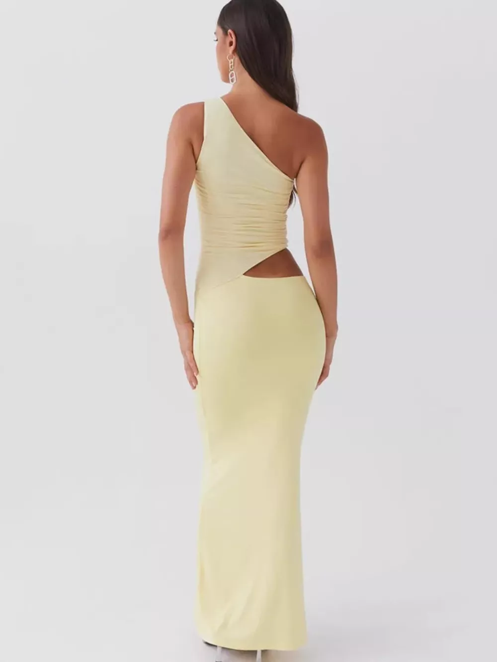 Full Size One-Shoulder Top and Maxi Skirt Set Plus Size, image 3