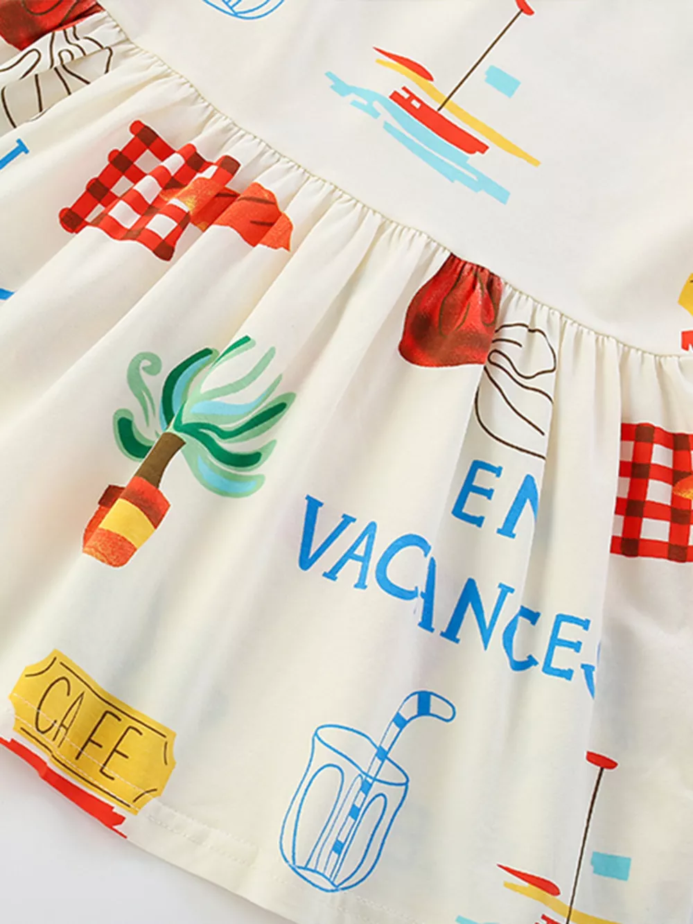 Children's Printed Sleeveless Summer Dress, image 3