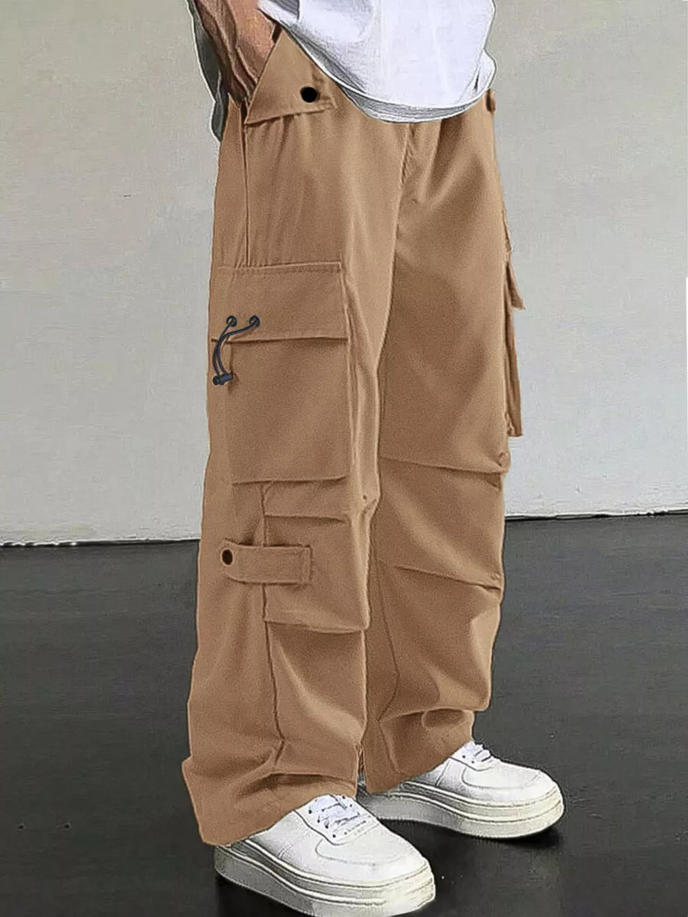 Men's Loose Fit Cargo Pants, image 4