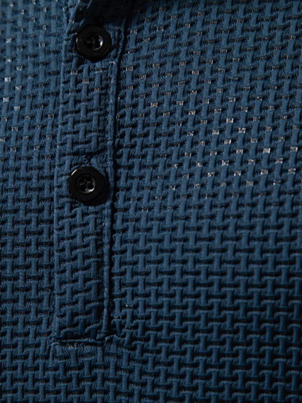 Men's Textured Henley Button Detail T-Shirt, image 5
