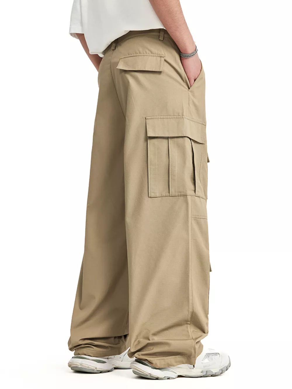 Men's Loose Fit Cargo Pants, image 4