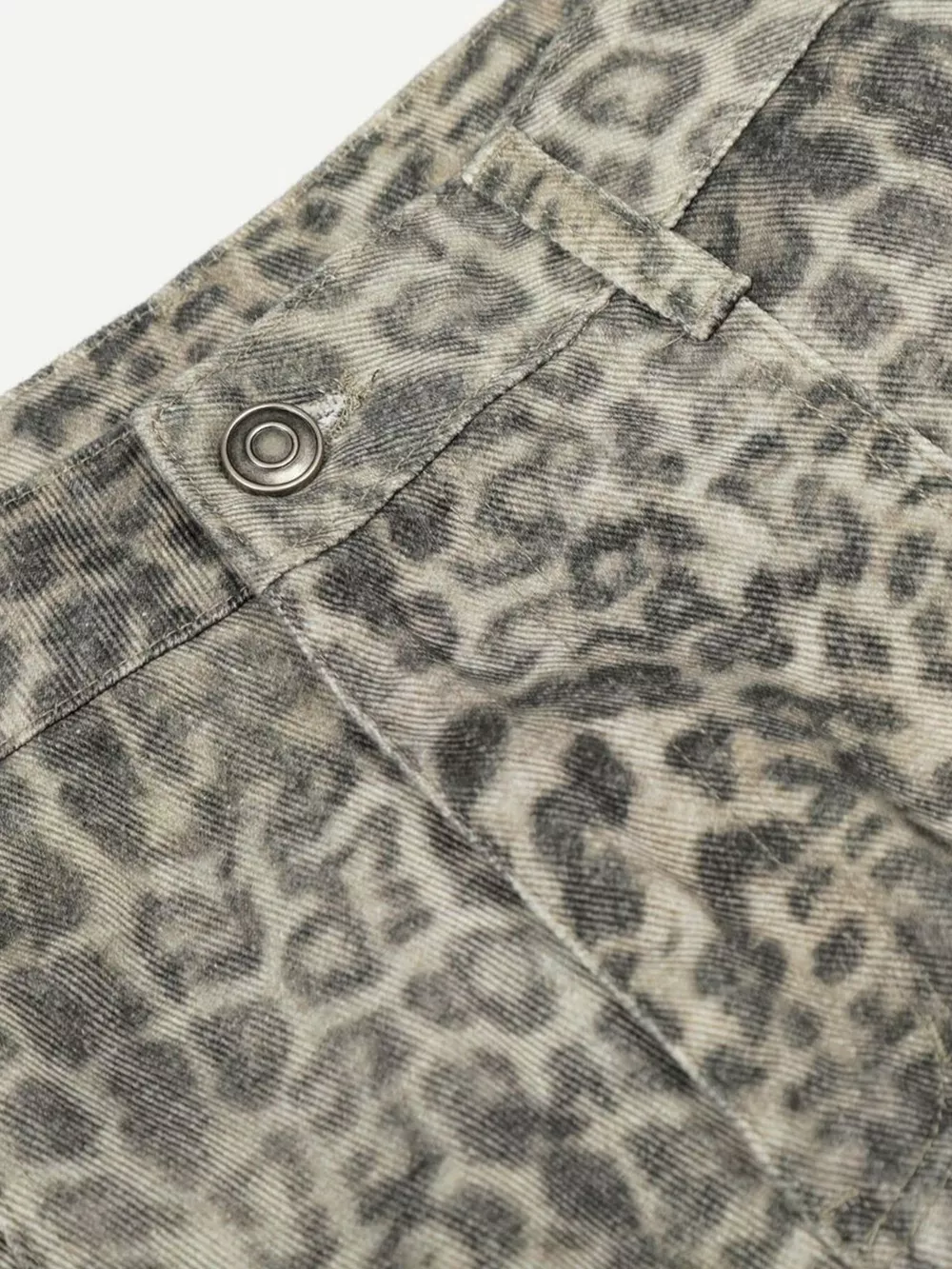 Men's High-Waisted Leopard Print Wide-Leg Barrel Pants, image 11