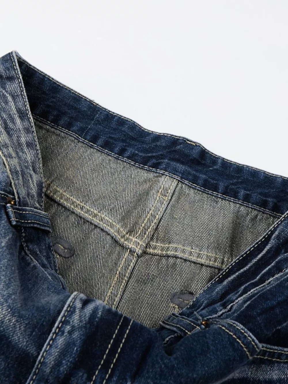 Men's Full Size Distressed Wide-Leg Bootcut Jeans Plus Size, image 5
