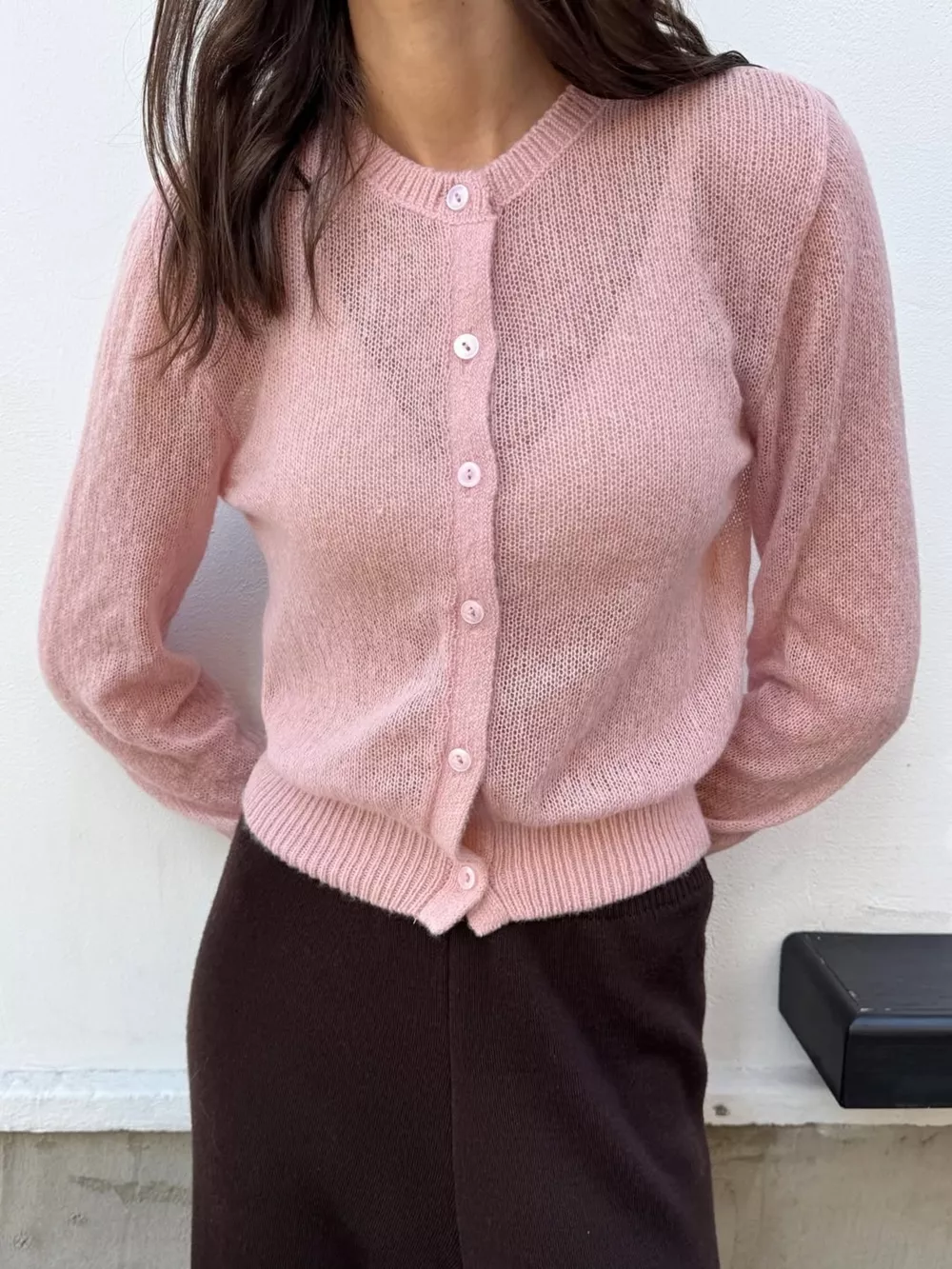 Button Up Long Sleeve Cardigan, image 4