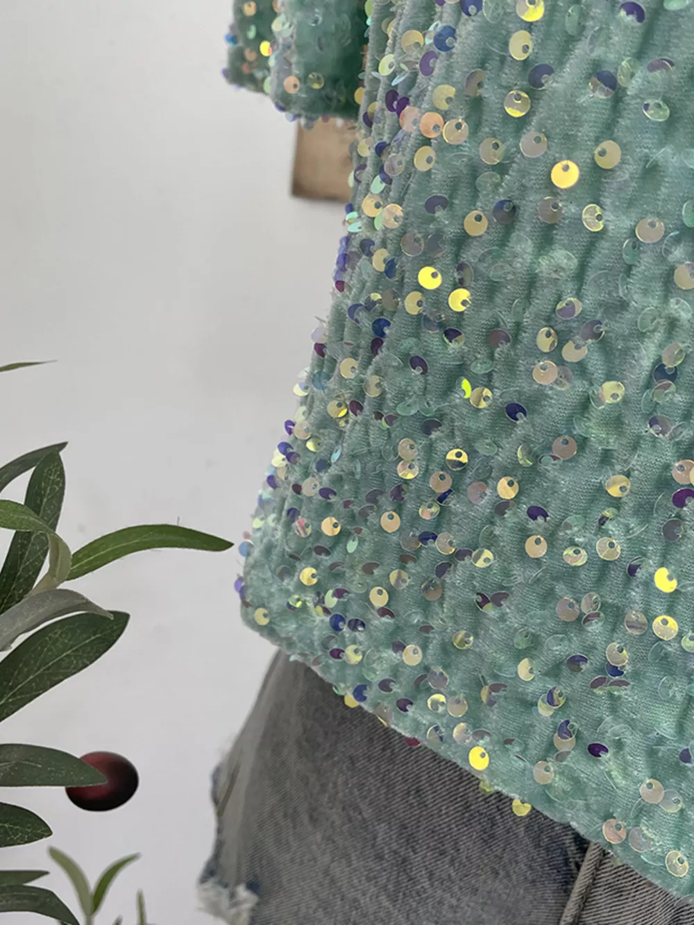 Sequin Short Sleeve T-Shirt, image 11