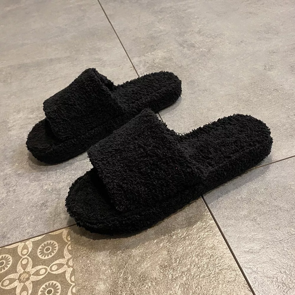 Open Toe Platform Slippers, image 4