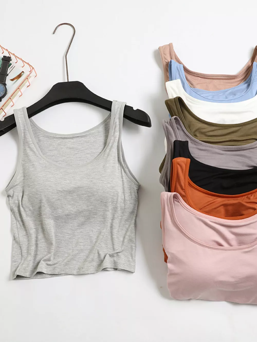 Seamless Modal Padded Tank, image 7