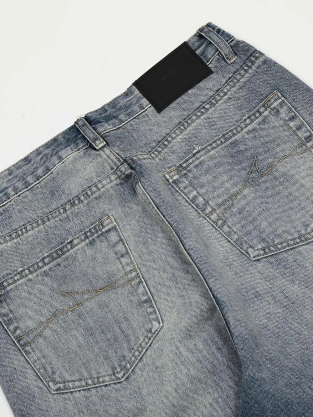 Men's Vintage Wash Distressed Jeans, image 19