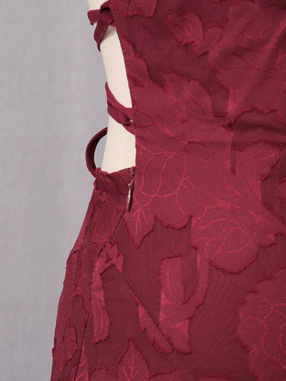 Lace Spaghetti Strap Maxi Dress, image 5