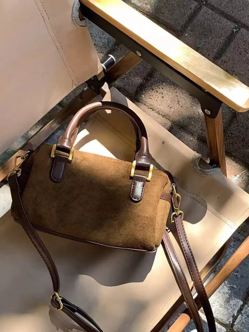 Vintage Barrel Crossbody Bag, image 4