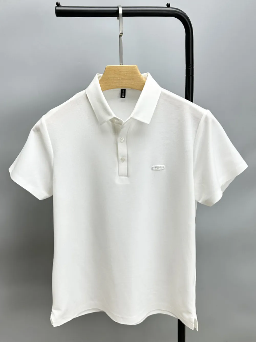 Men's Plus Size Button Detail Short Sleeve Polo, image 7