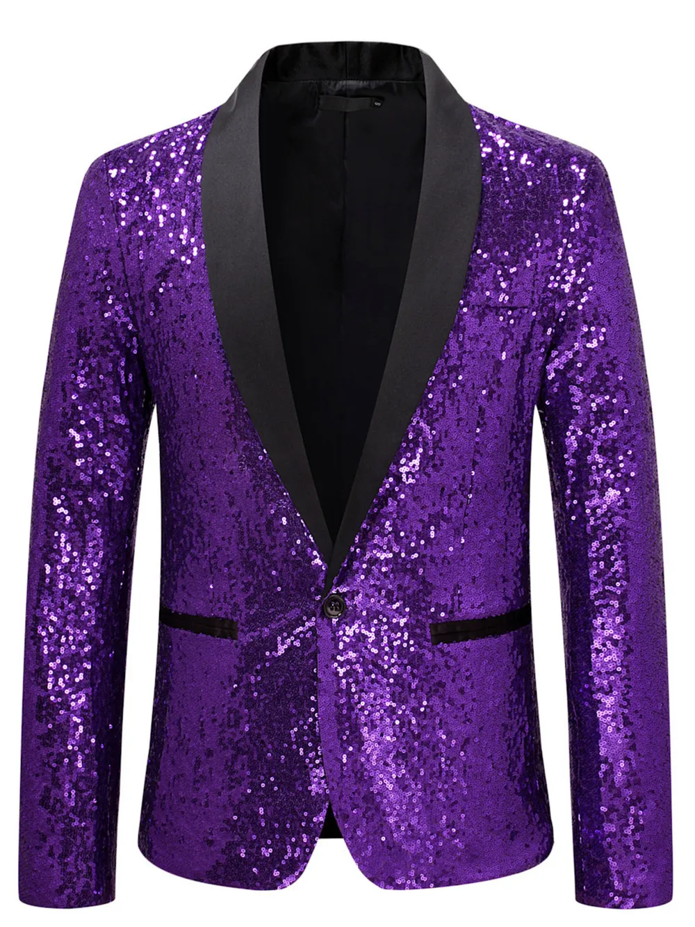 Men's Sequin Long Sleeve Blazer, image 10