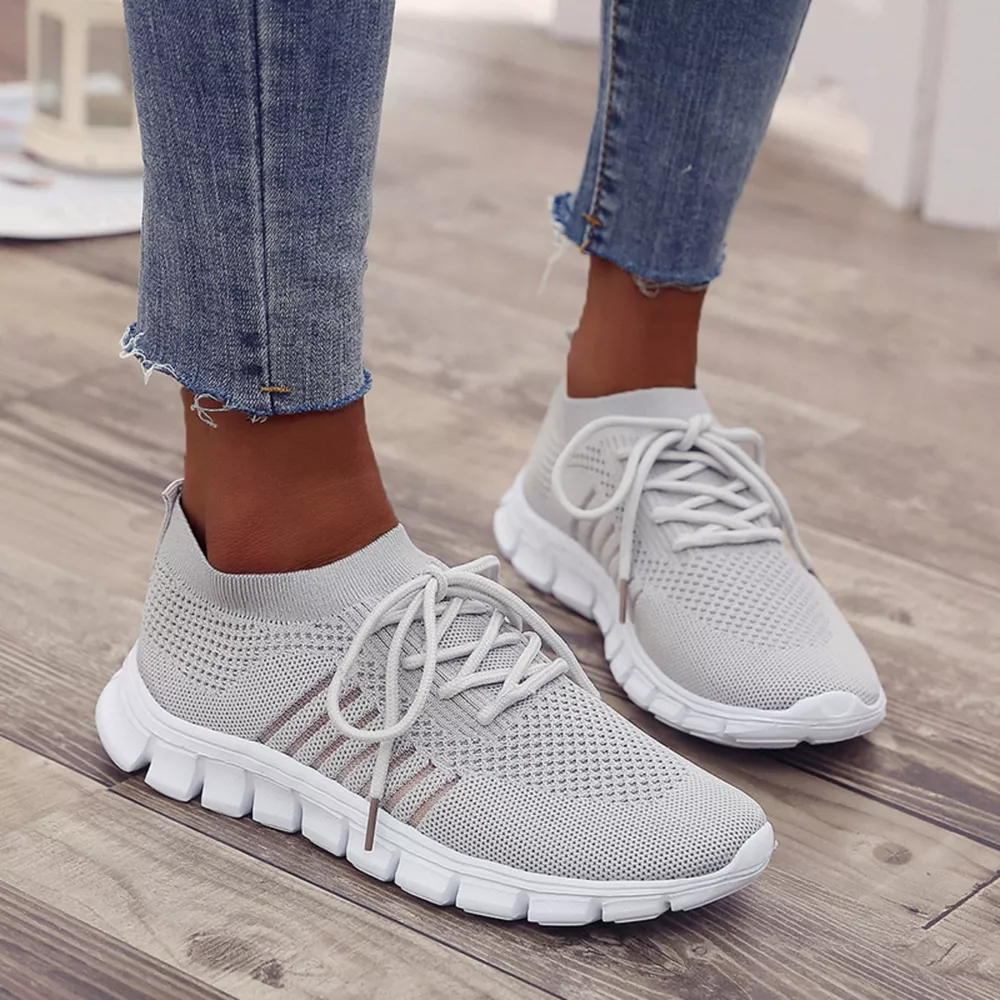 Breathable Mesh Lace-Up Athletic, image 5