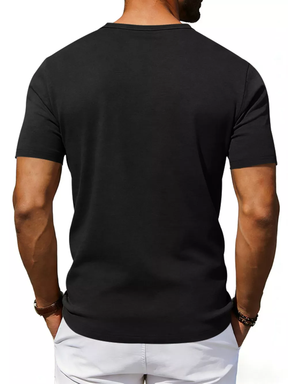 Men's Full Size Short Sleeve Pocket T-Shirt Plus Size, image 5