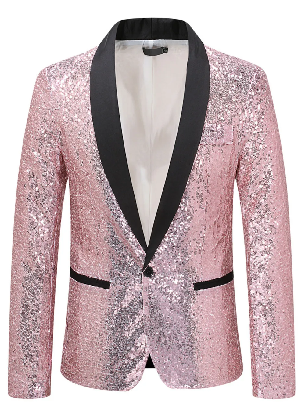 Men's Sequin Long Sleeve Blazer, image 5