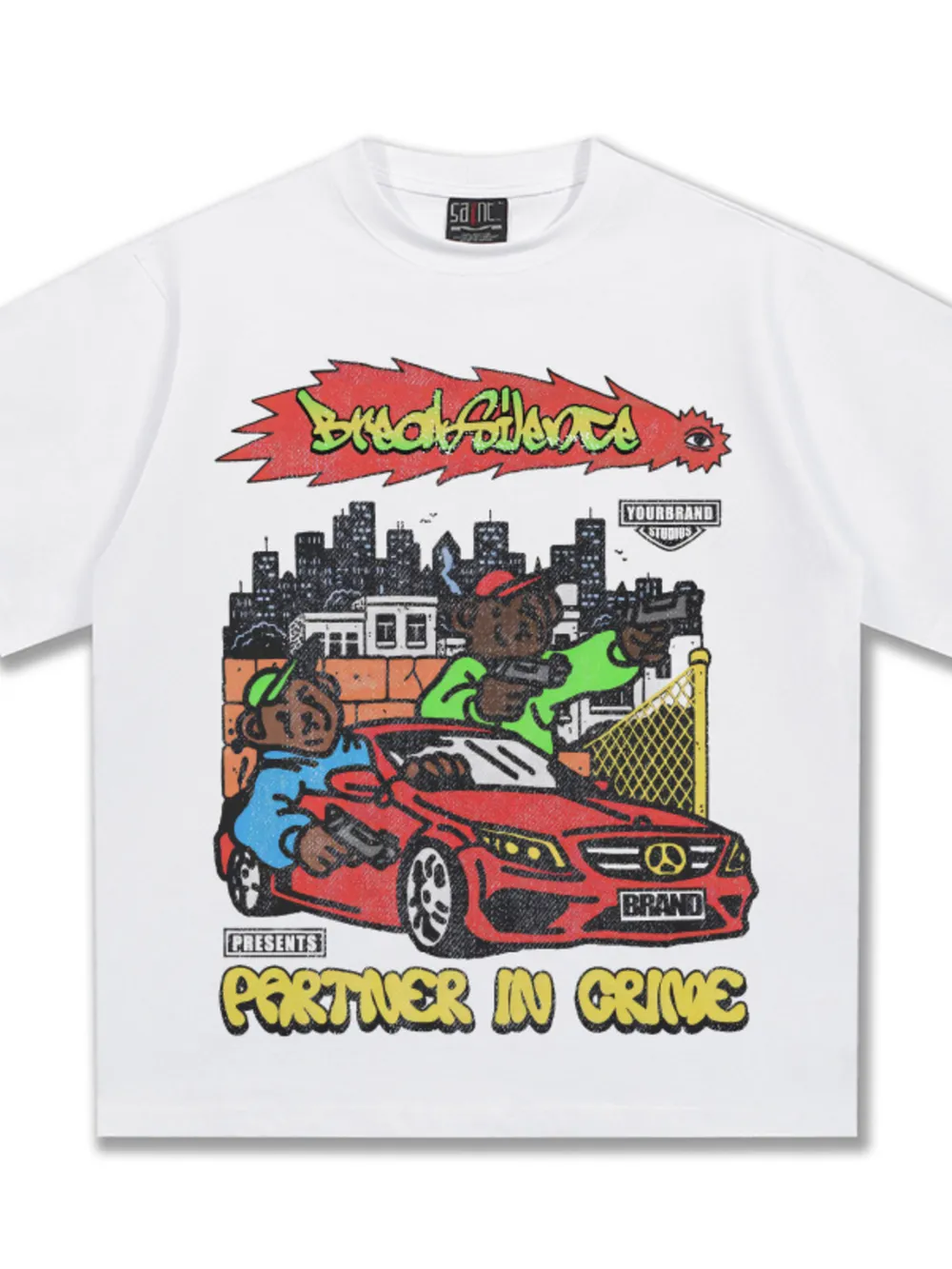 Men's Graphic Crew Neck T-Shirt, image 3