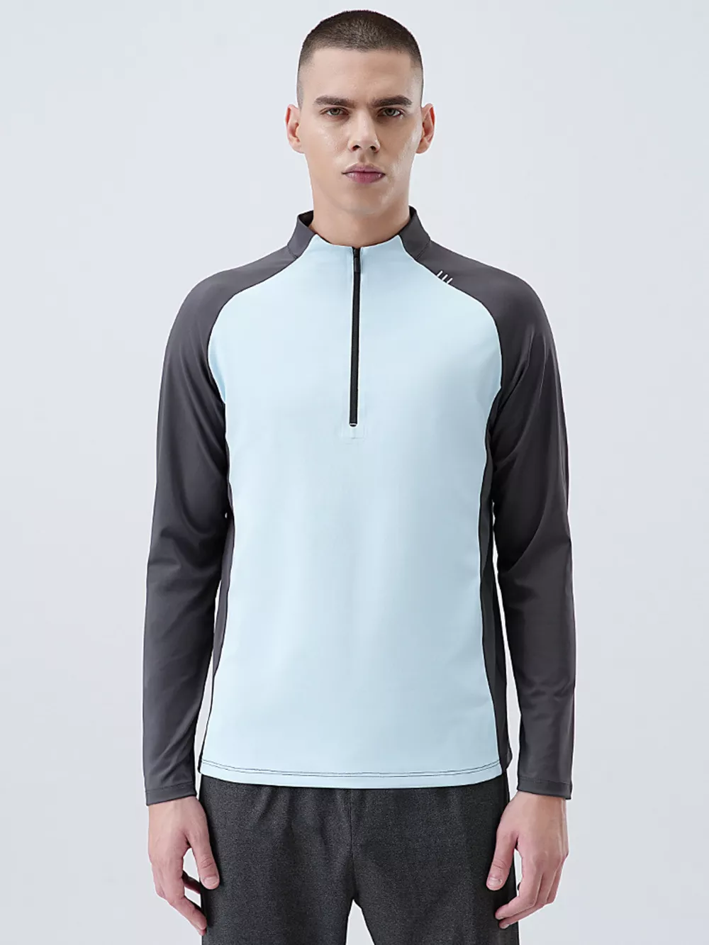 Men's Plus Size Long Sleeve Quick-Dry Active T-Shirt, image 2
