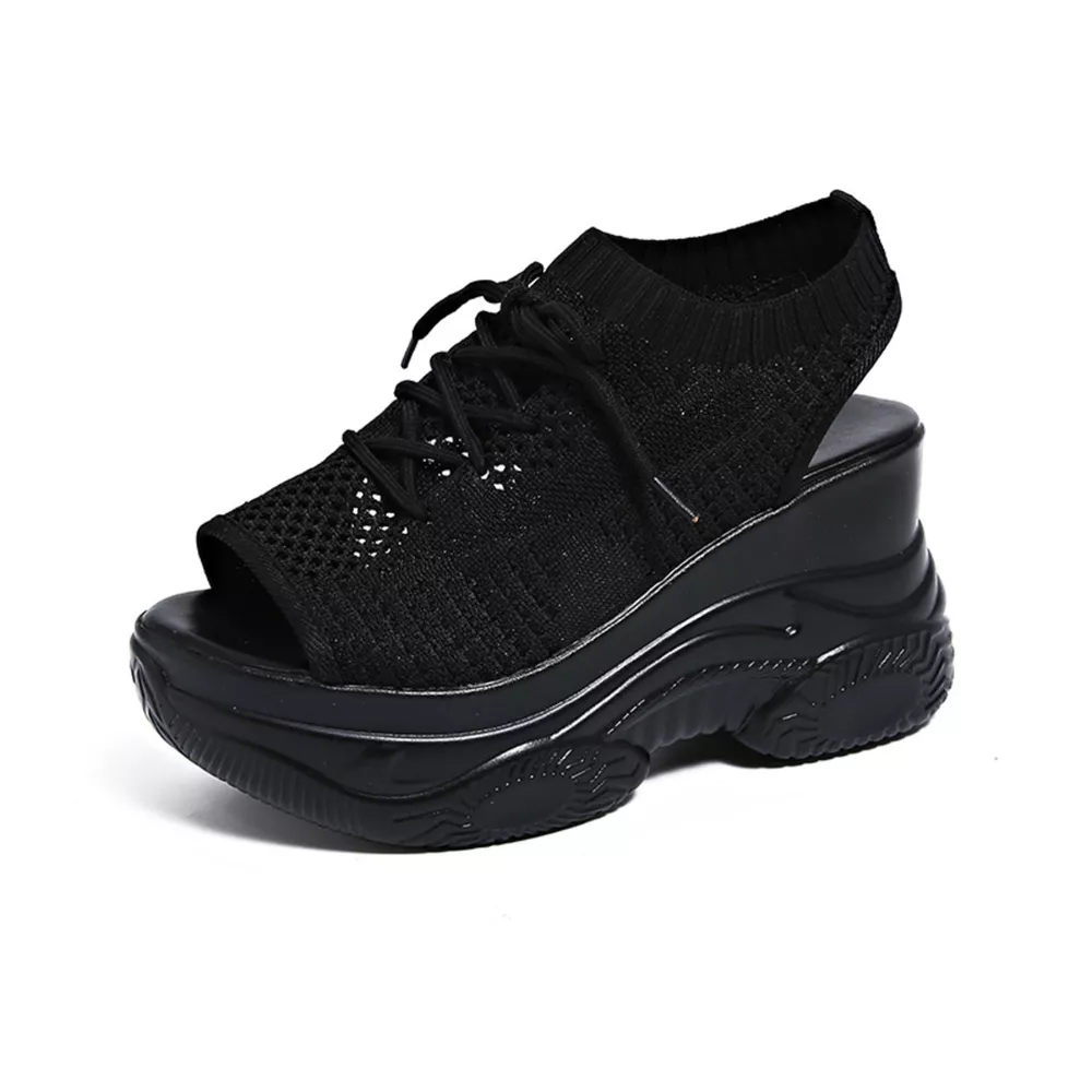 Lace Up Platform Sandals, image 3