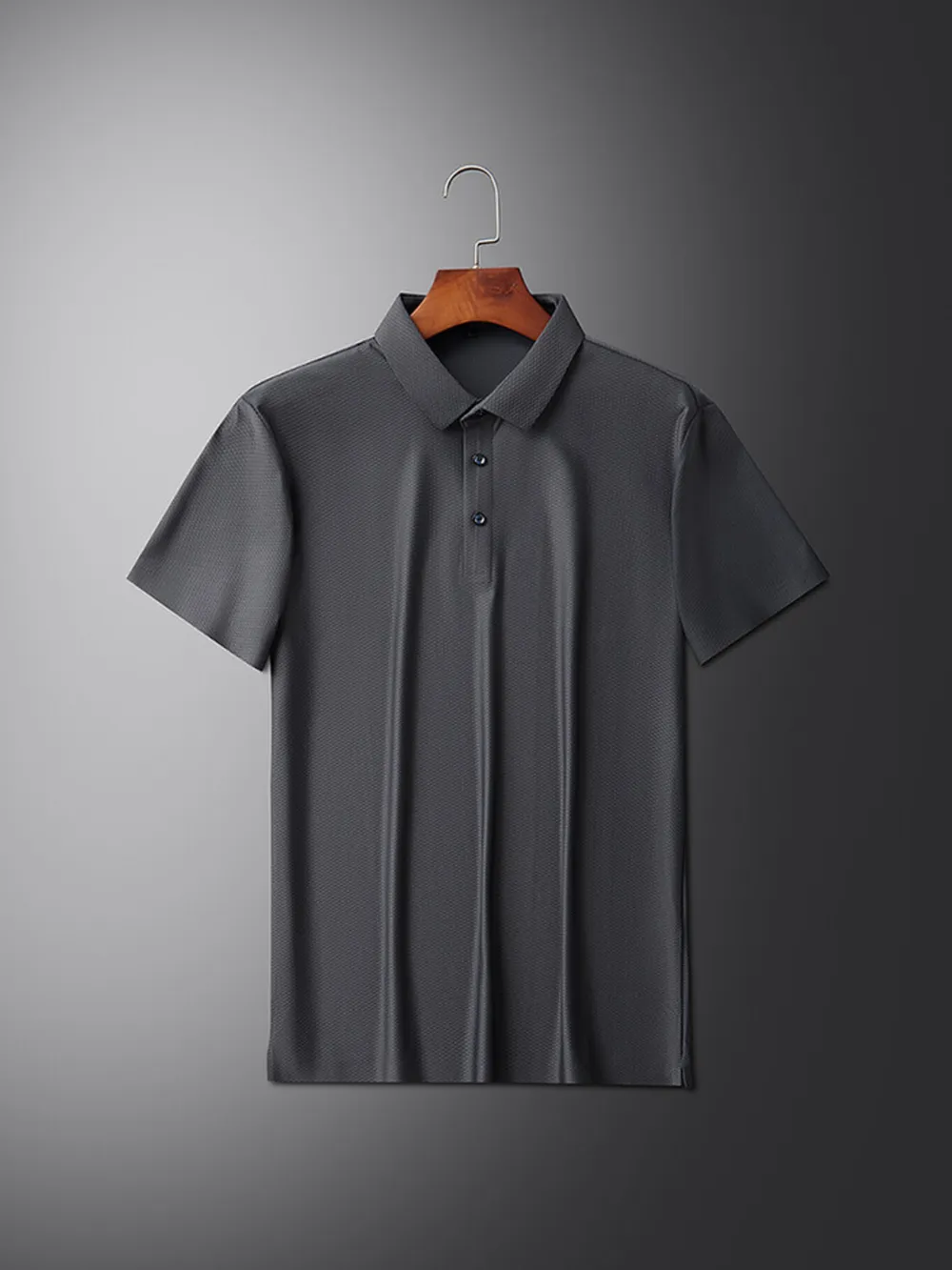 Men's Plus Size Breathable Short Sleeve Polo Shirt, image 5