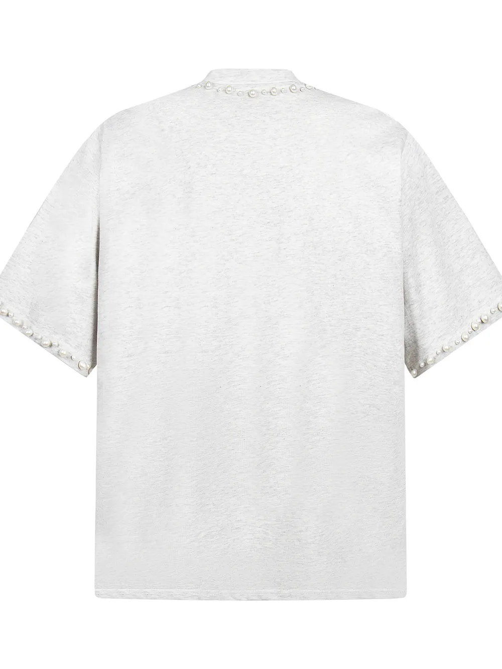 Men's Pearl Detail Round Neck T-Shirt, image 4