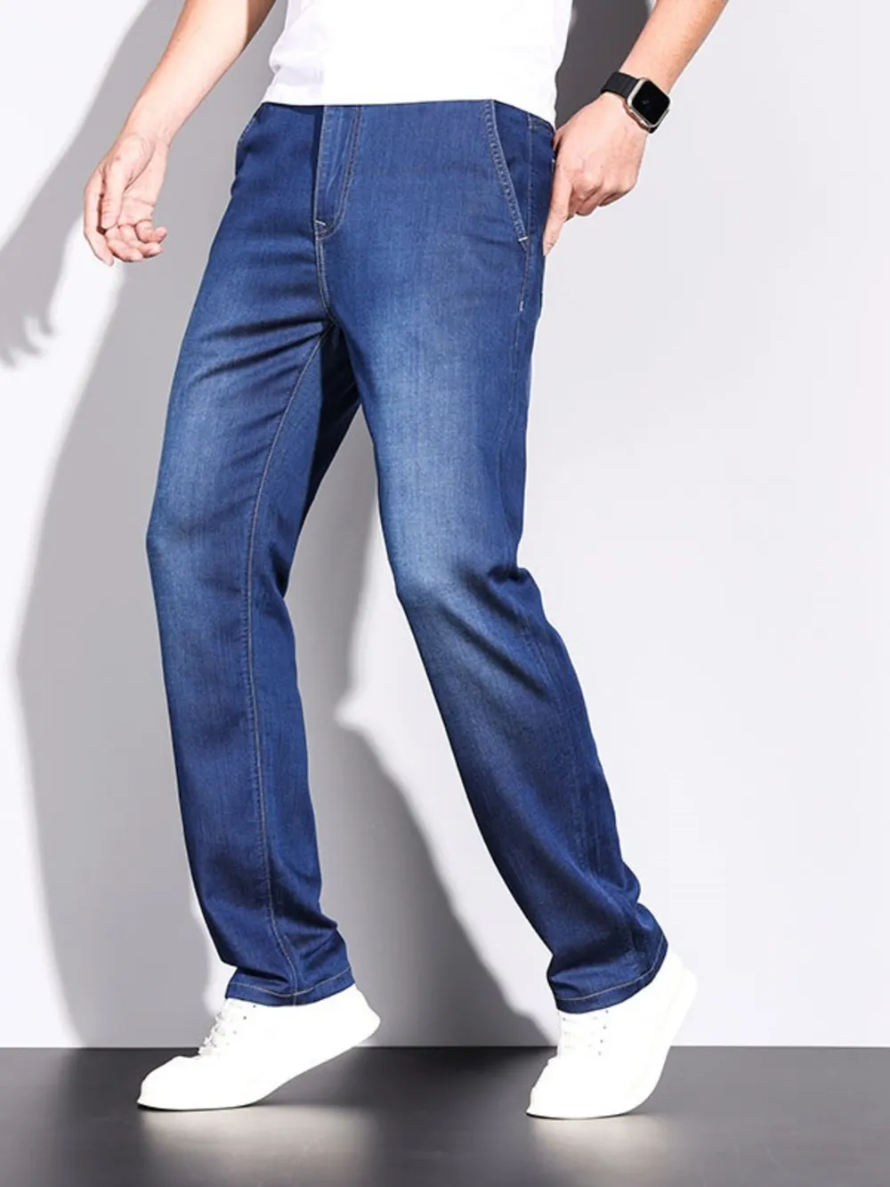 Men's Straight Leg Jeans, image 3