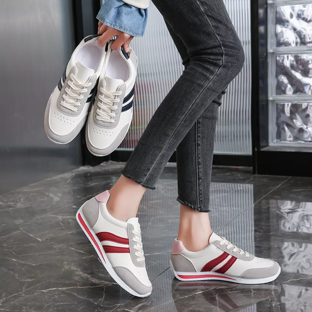 Round Toe Lace Up Sneakers, image 2