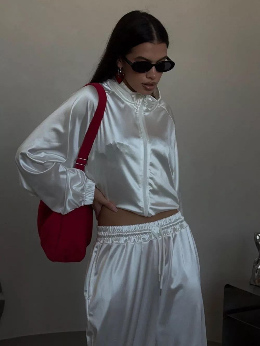 Zip Up Raglan Sleeve Jacket and Pants Set, image 21