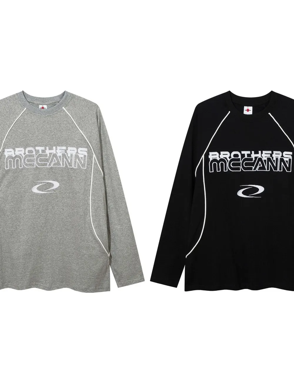 Men's Contrast Stitching Round Neck Letter Graphic T-Shirt, image 4