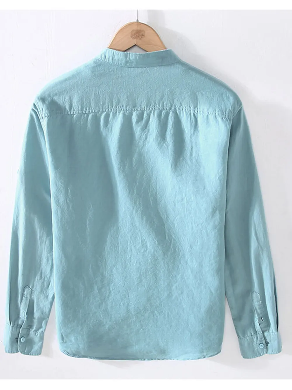 Men's Full Size Button Up Long Sleeve Shirt Plus Size, image 6