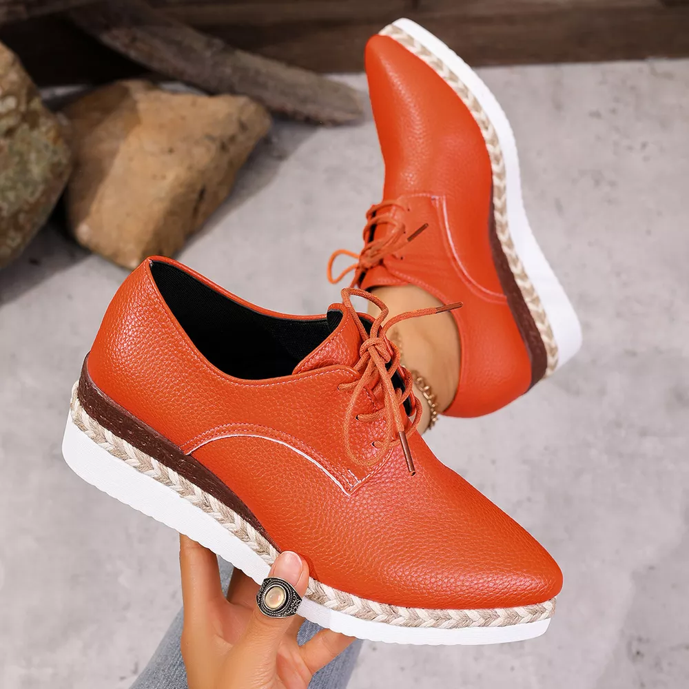 Point Toe Lace Up Sneakers, image 4