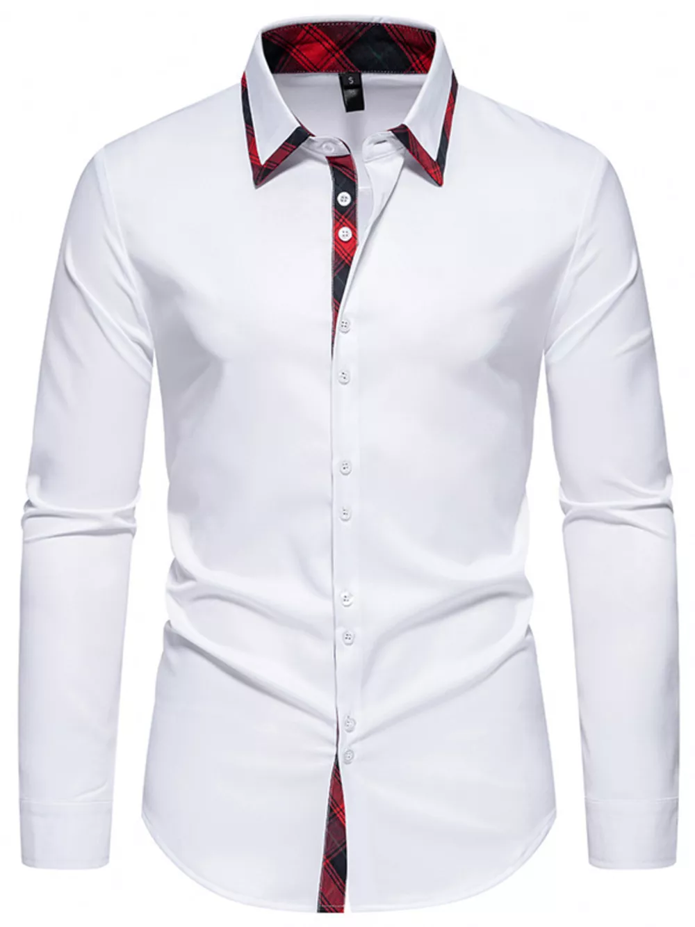 Slim Fit Long Sleeve Shirt, image 2