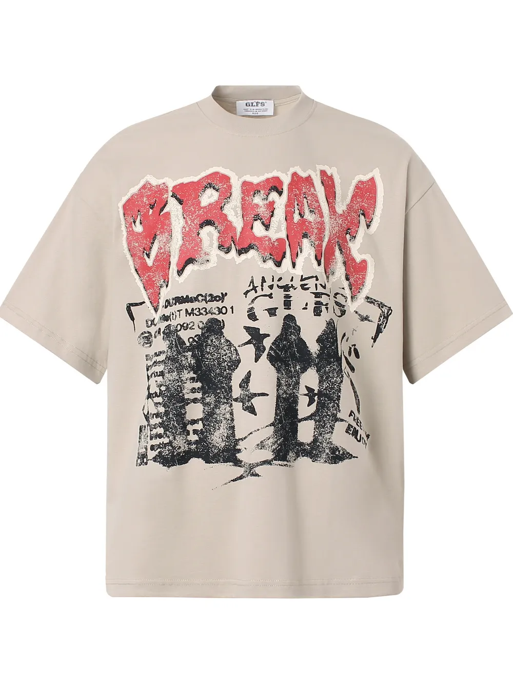 Men's Round Neck Short Sleeve Graphic T-Shirt, image 2