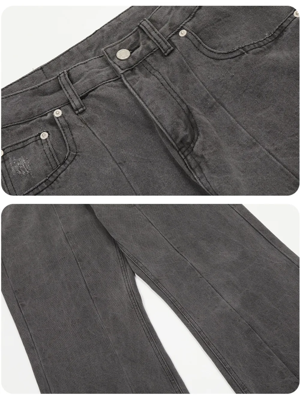 Men's High-Waisted Flare Jeans, image 6