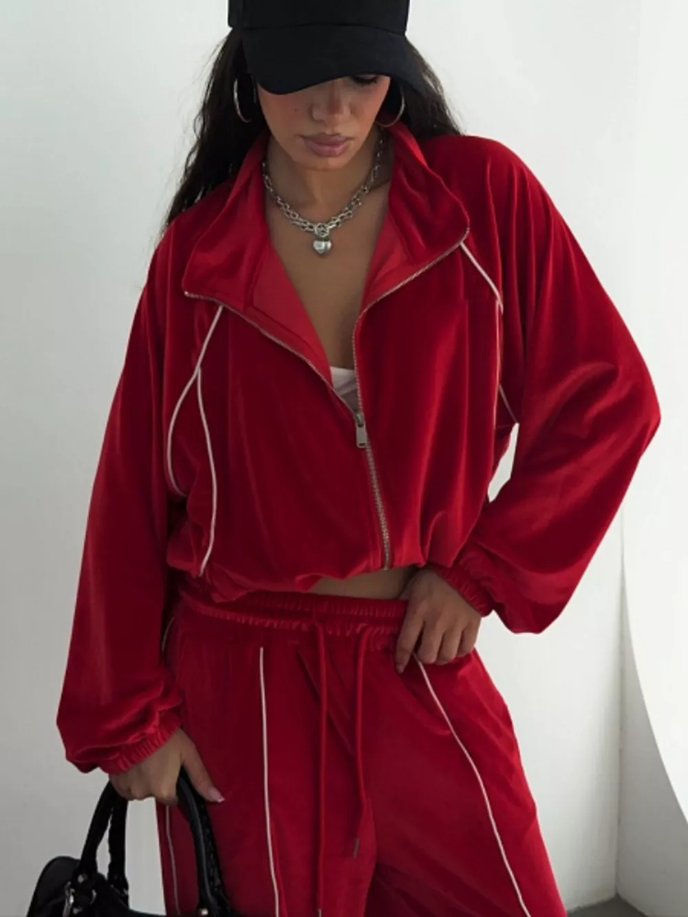 Zip Up Long Sleeve Top and Pants Set, image 20