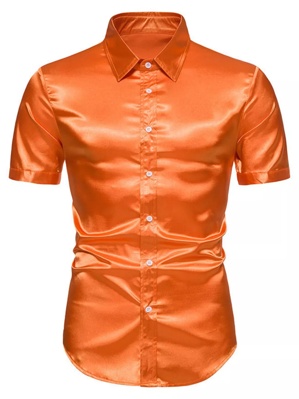 Men's Button Up Short Sleeve Shirt, image 2