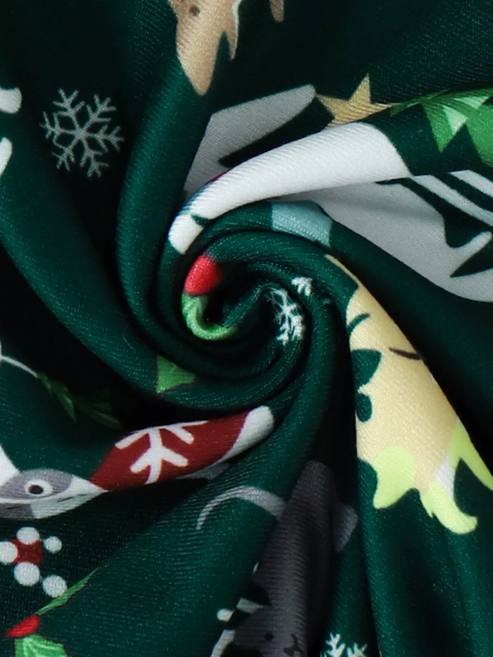 Children's Christmas Print Top and Pants Set, image 4