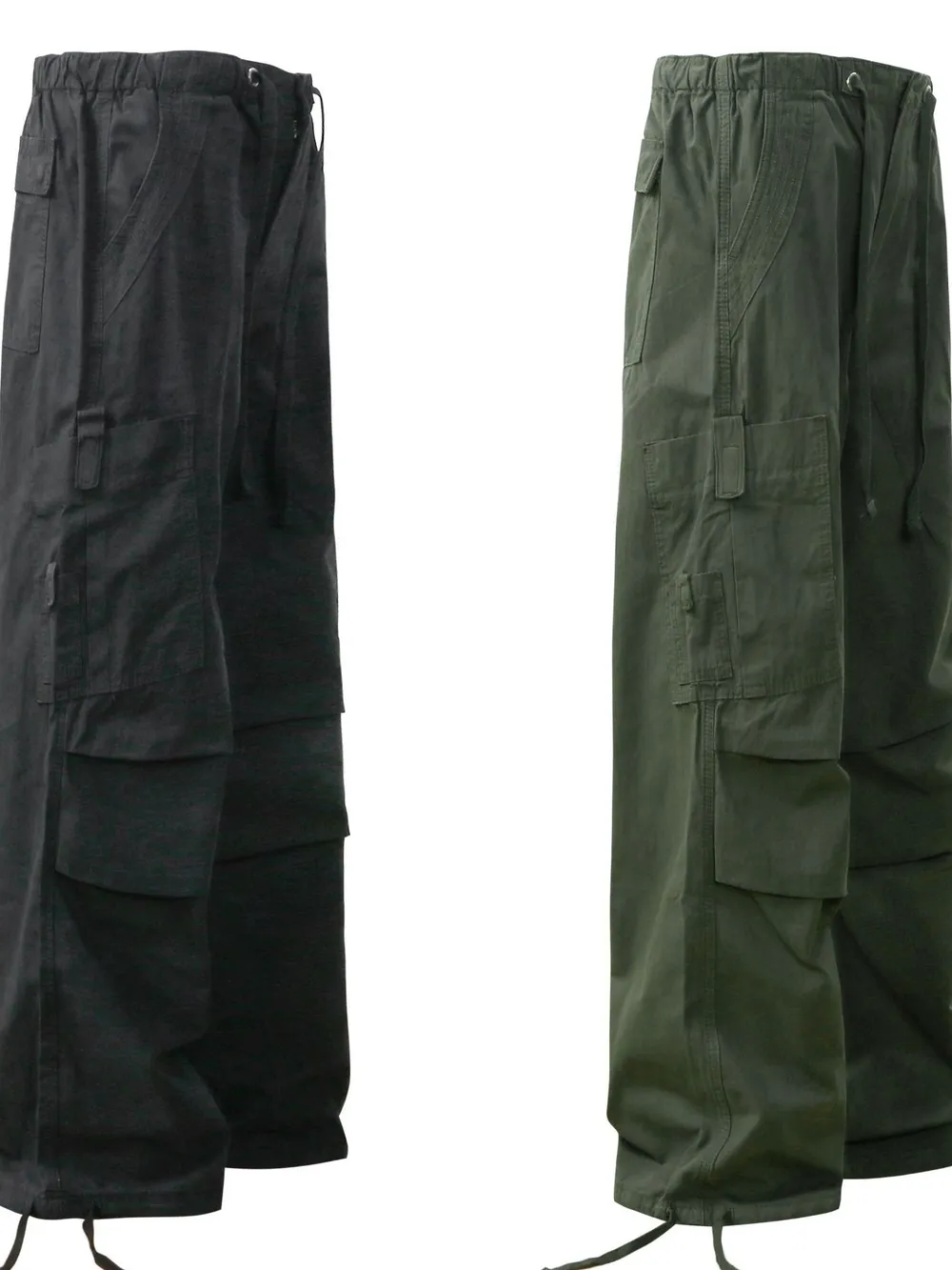 Men's Cargo Pants with Drawstring Hem, image 5
