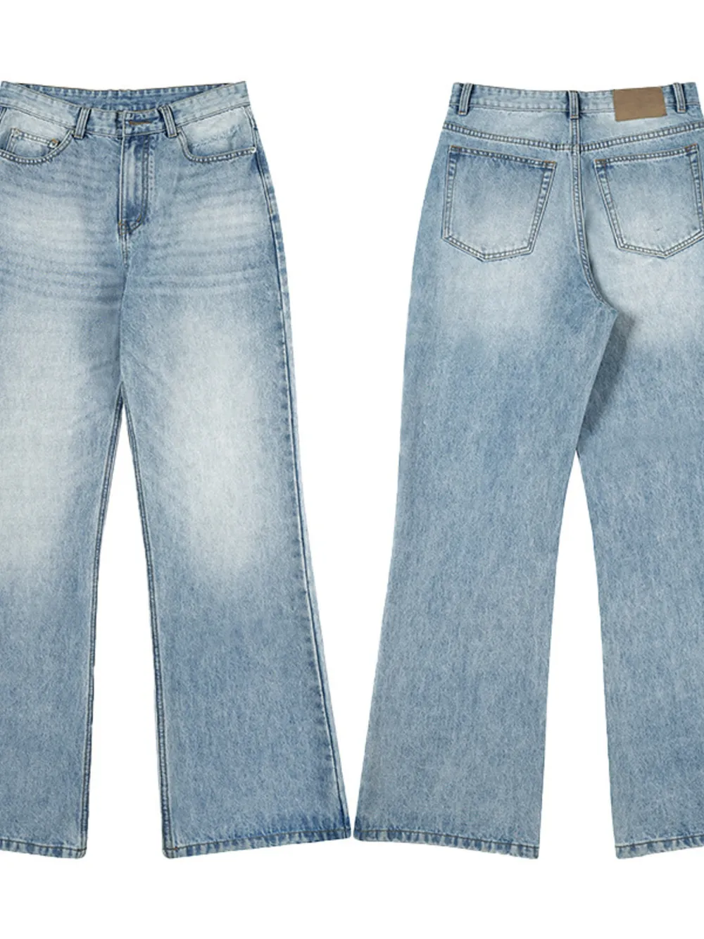 Men's Full Size Wide Leg Jeans Plus Size, image 7