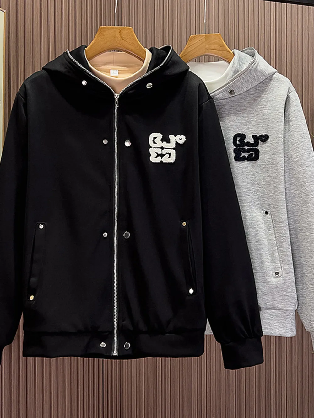 Men's Zip Up Long Sleeve Hoodie, image 5