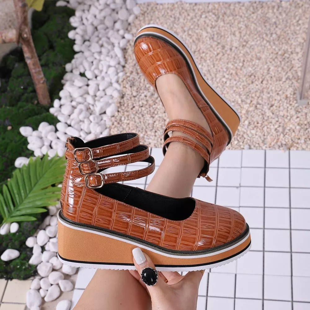 Multi-Strap Wedge Pumps, image 6