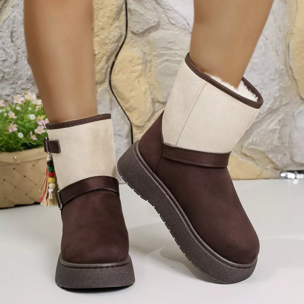 Bohemian Style Ankle Boots with Tassel Decor, image 7