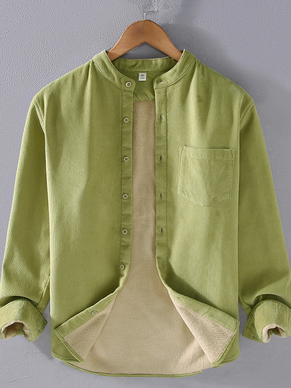 Men's Plus Size Button Up Long Sleeve Shirt, image 7