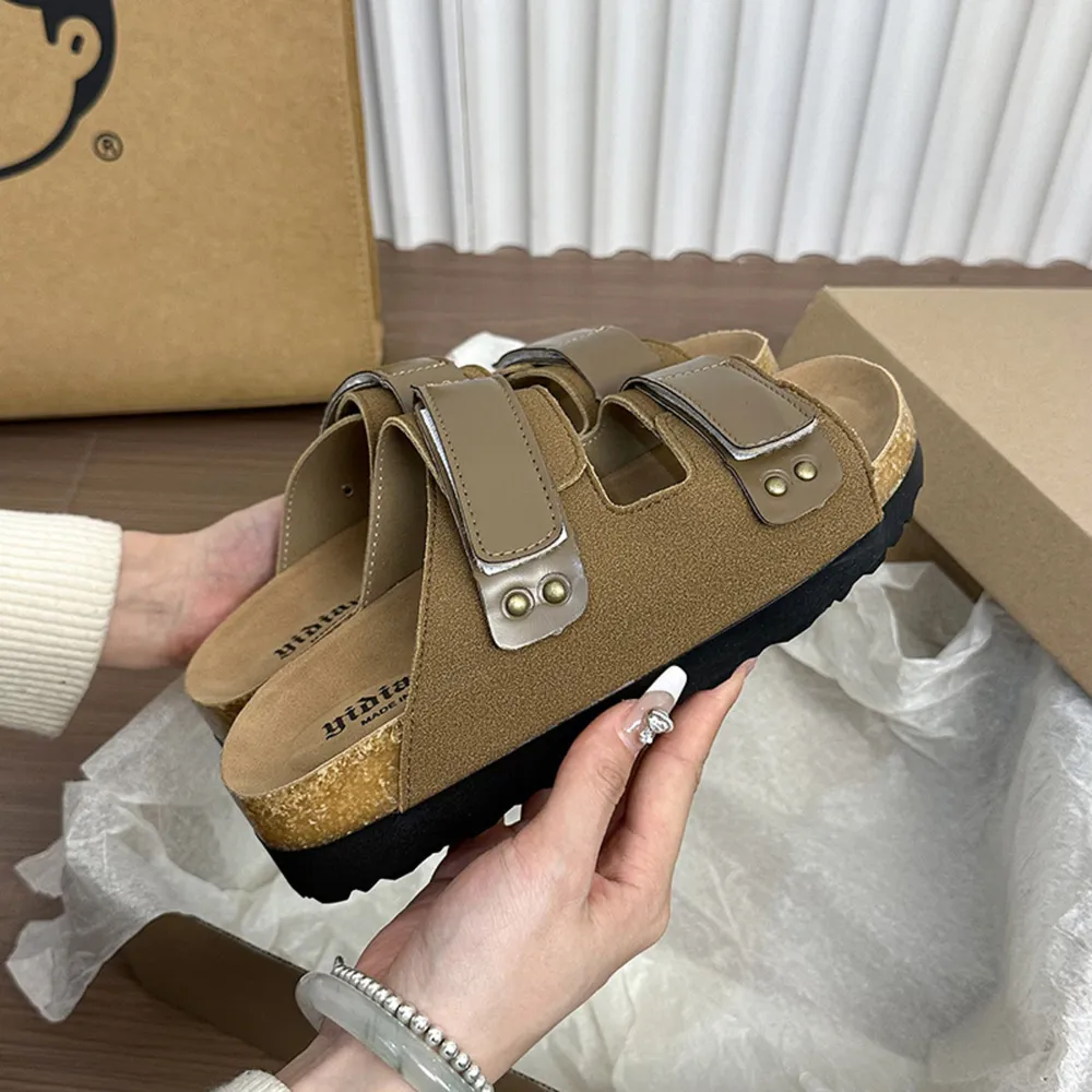 Double Buckle Platform Sandals, image 8