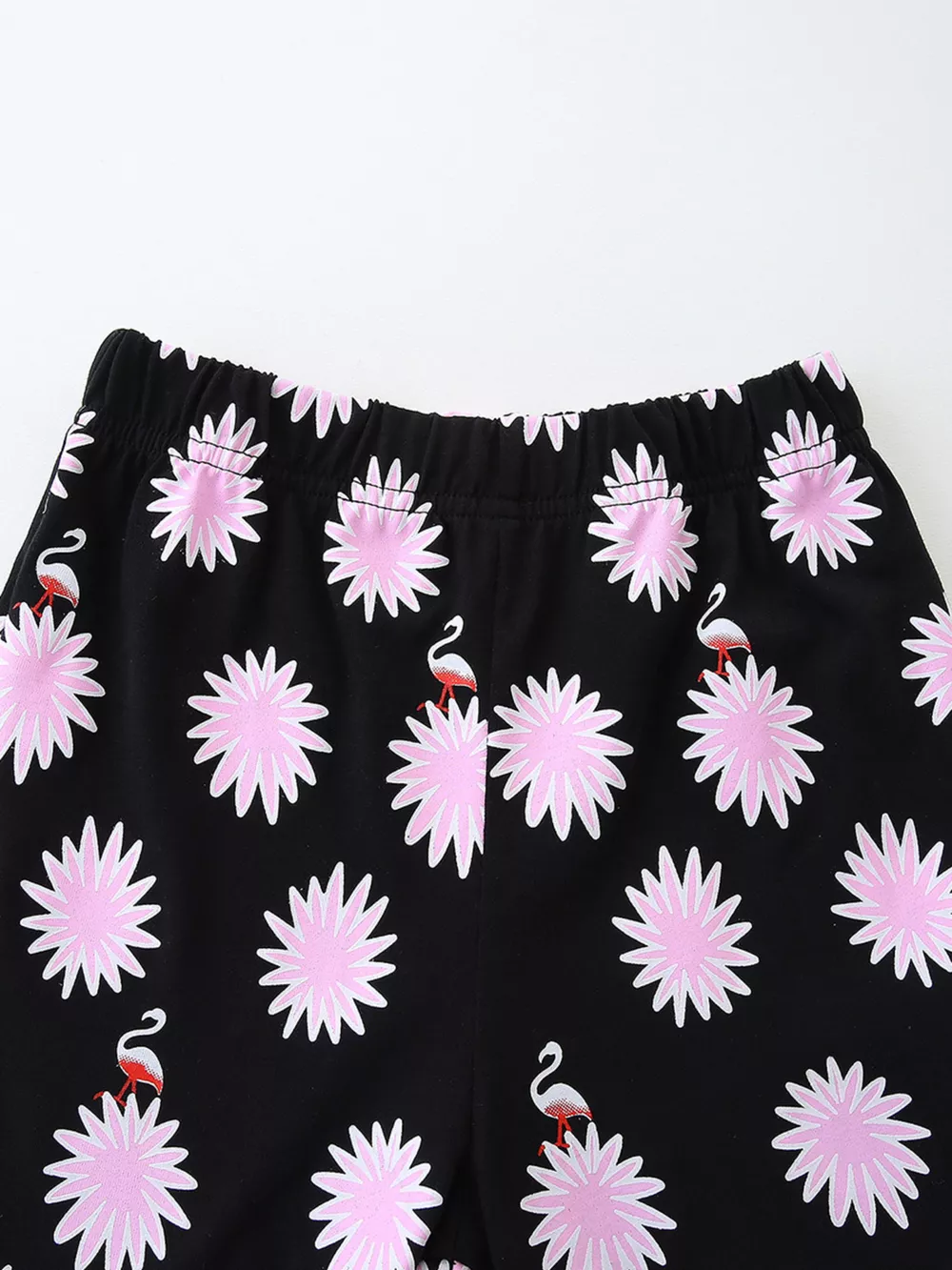 Children's Flamingo Print Tee and Shorts Set, image 6
