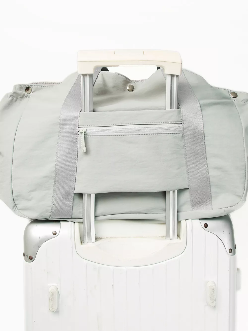 Sporty Duffel Bag with Integrated Racket Holder, image 8
